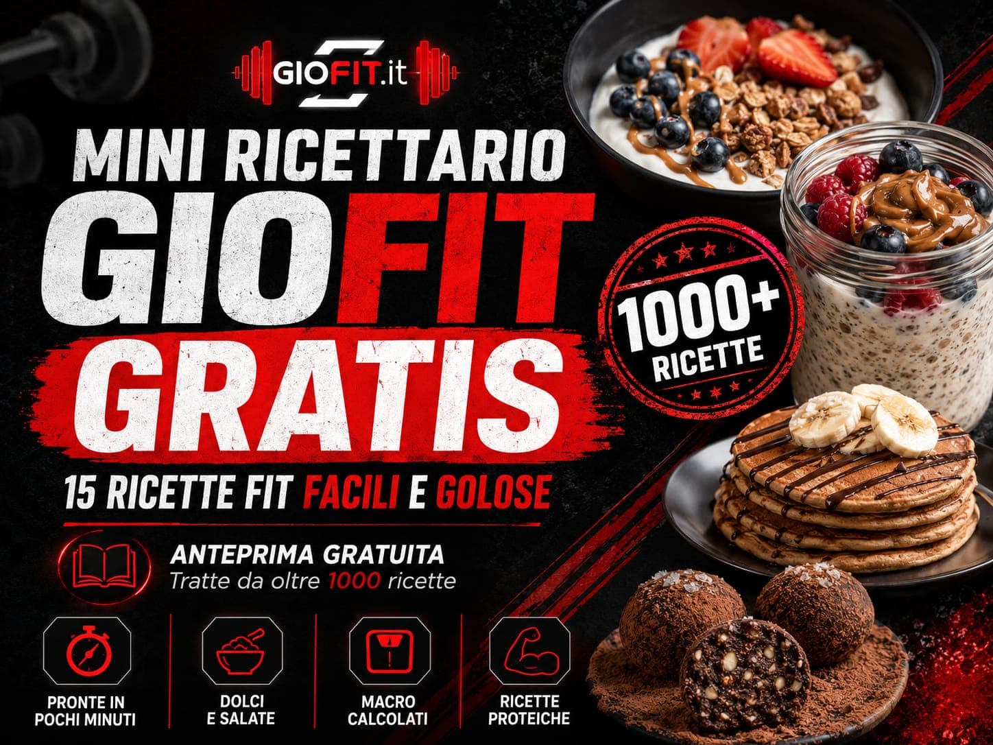 Anteprima del mini ricettario GioFit